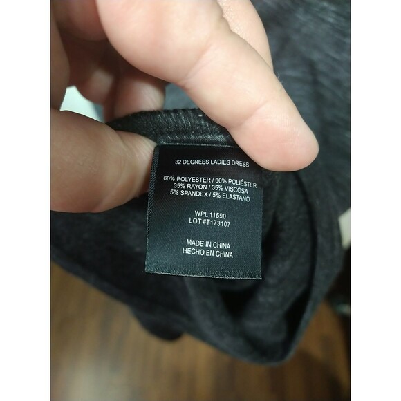 32 Degrees Cool Woman M Dress Grey Pocket T Shirt Midi Atheleisure Casual... - Picture 8 of 9